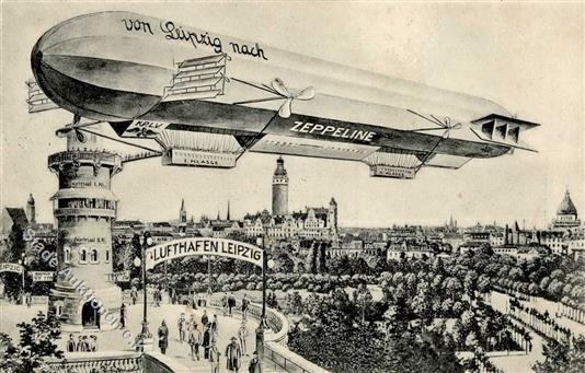 LEIPZIG - ZEPPELIN-LUFTSCHIFFHAFEN LEIPZIG I-II - Luchtschepen