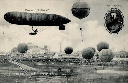 ILA Frankfurt (6000) Parseval Ballon  1909 I-II - Luchtschepen