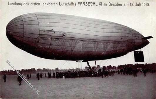 Parseval Dresden (O8000) 1910 I-II - Zeppeline