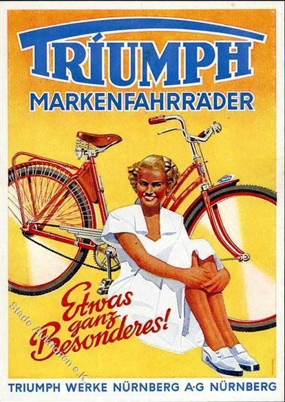 Fahrrad Triumph Markenfahrräder Werbe AK I-II Cycles - Andere & Zonder Classificatie