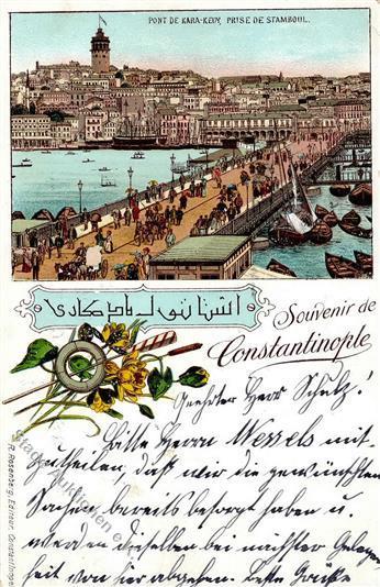 Deutsche Post Türkei CONSTANTINOPEL Litho I-II - Zonder Classificatie