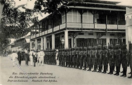 Kolonien Deutsch-Ostafrika Staatssekretär Dernburg Empfang In Dar-es-Salaam I-II Colonies - Zonder Classificatie