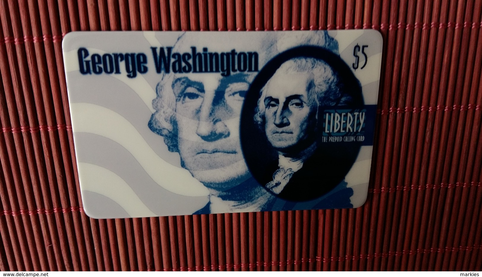 Prepaidcard  Liberty Us 5 $ George Washington (Mint,New) 2 Scans Very Rare - Sonstige & Ohne Zuordnung