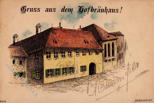 Vorläufer 1893 - Gruss Aus Dem HOFBRÄUHAUS MÜNCHEN I Montagnes - Zonder Classificatie