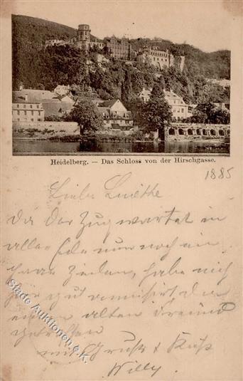 Vorläufer Heidelberg (6900) 1885 I-II (fleckig) - Zonder Classificatie