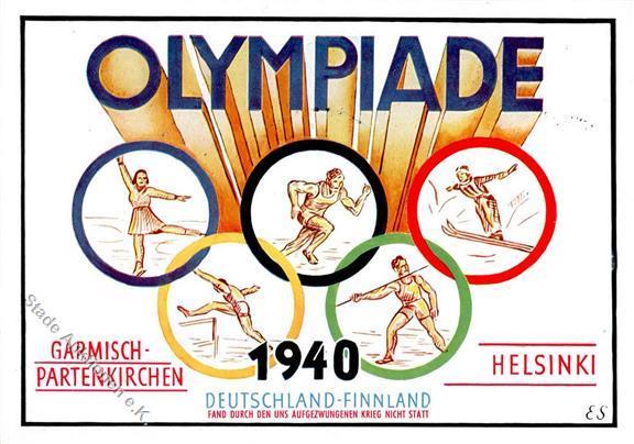 Olympiade Garmisch Partenkirchen Finnland I-II - Olympische Spelen