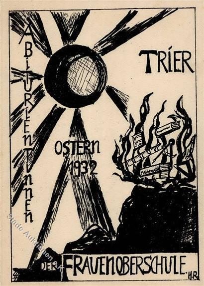 Studentika Trier (5500) Frauenoberschule 1932 I-II - Andere & Zonder Classificatie