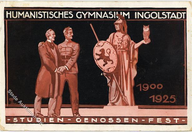 Studentika INGOLSTADT - STUDIEN-GENOSSEN-FEST 1925, Ecken Gestoßen! - Andere & Zonder Classificatie