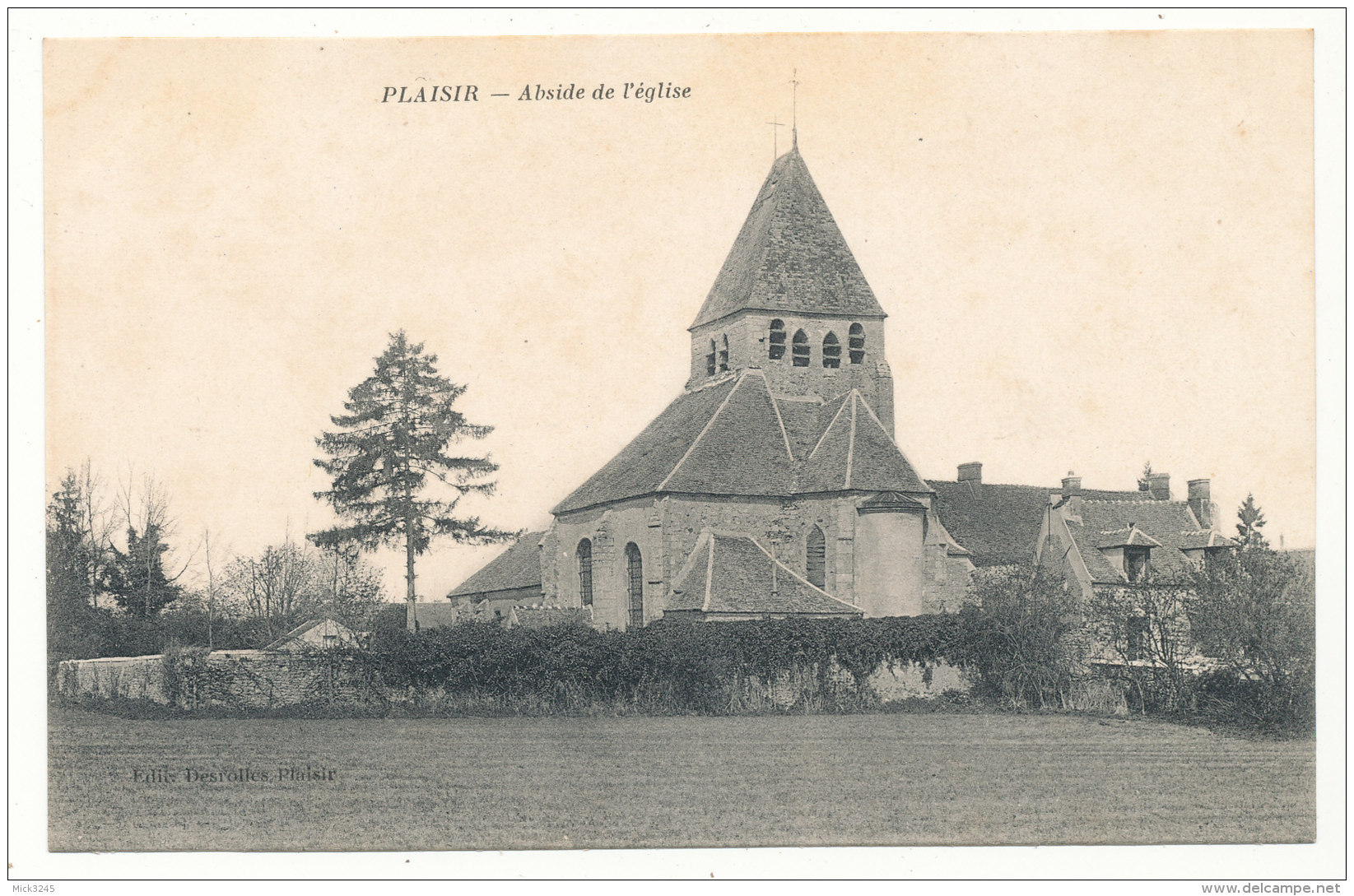 Plaisir - Abside De L'Eglise - Editions Desrolles - Plaisir