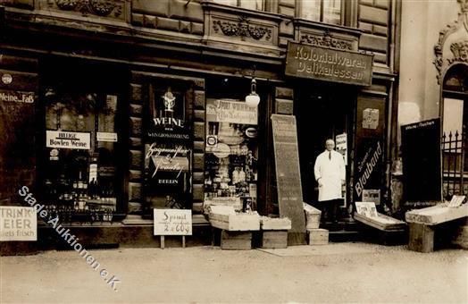 Berlin Mitte (1000) Kolonialwarenhandlung  Foto AK I - Verzamelingen (zonder Album)