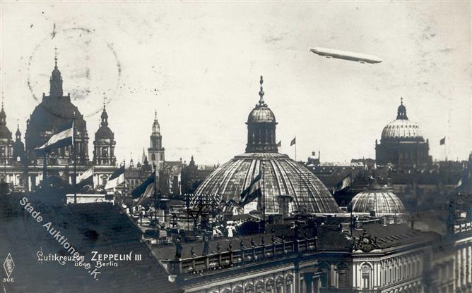 Berlin Mitte (1000) Zeppelin 1909 I-II Dirigeable - Verzamelingen (zonder Album)