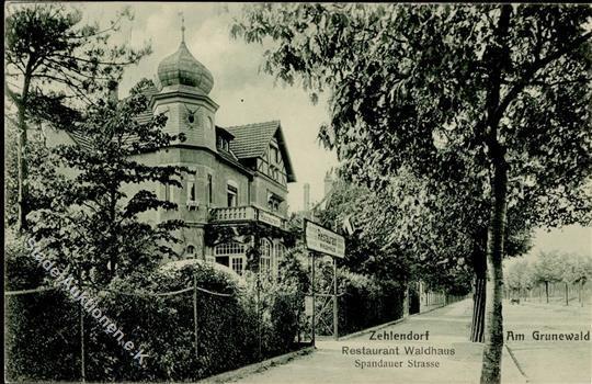 BERLIN-ZEHLENDORF (1000) - Restaurant WALDHAUS - Spandauer Strasse I - Verzamelingen (zonder Album)