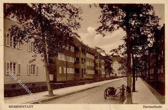 Siemensstadt (1000) Harries-Straße Motorrad Beiwagen  1930 I-II - Verzamelingen (zonder Album)