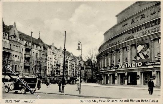 Wilmersdorf (1000) Berliner Straße Ecke Kaiserallee Atrium Beba Palast Straßenbahn 1942 I-II - Collezioni (senza Album)