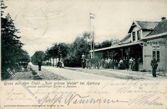 Harburg (2000) Gasthaus Zum Grünen Walde  1901 I-II - Verzamelingen (zonder Album)