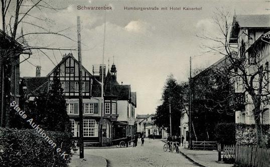 Schwarzenbek (2053) Hamburgerstrasse Hotel Kaiserhof 1911 I - Verzamelingen (zonder Album)
