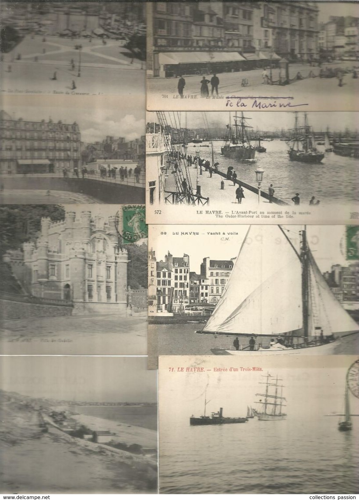 Cp, 76, LE HAVRE , LOT DE 18 CARTES POSTALES DU HAVRE , 2 Scans - 5 - 99 Postcards