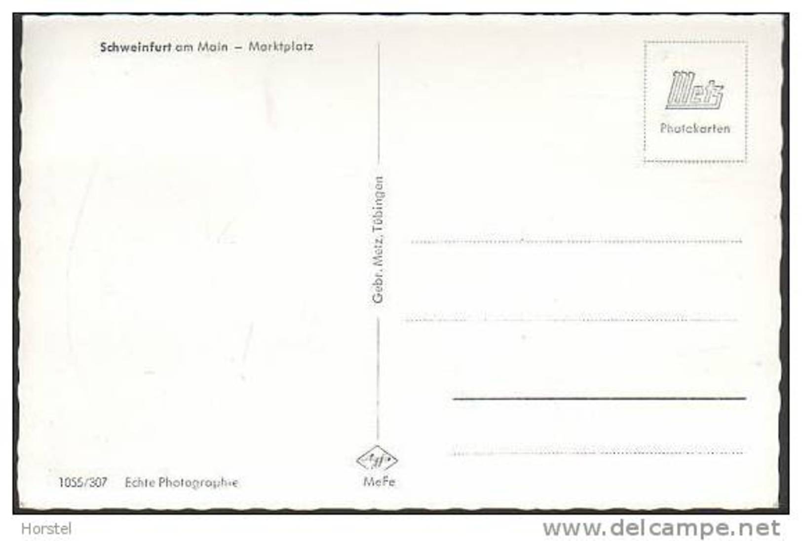 D-97421 Schweinfurt - Marktplatz - Cars - VW Käfer - Opel Olympia - Goggomobil (60er Jahre) - Schweinfurt