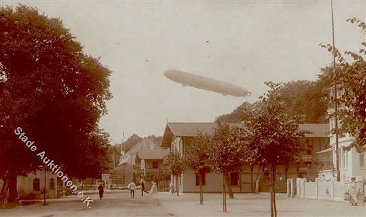 Travemünde (2401) Zeppelin Victoria Louise Bahnhof I-II Dirigeable - Sammlungen (ohne Album)