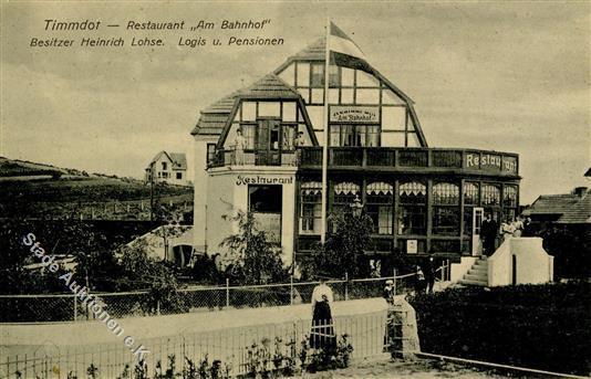 Timmdorf (2423) Gasthaus Am Bahnhof Besitzer Heinrich Lohse I-II - Sammlungen (ohne Album)