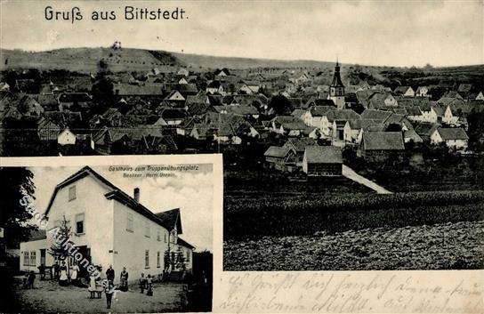 Bittstedt (2724) Gasthaus Zum Truppenübungsplatz 1914 I-II - Sammlungen (ohne Album)