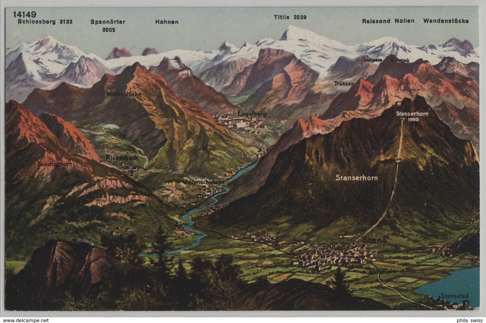 Stansstad-Stanserhorn - Panorama - Stans