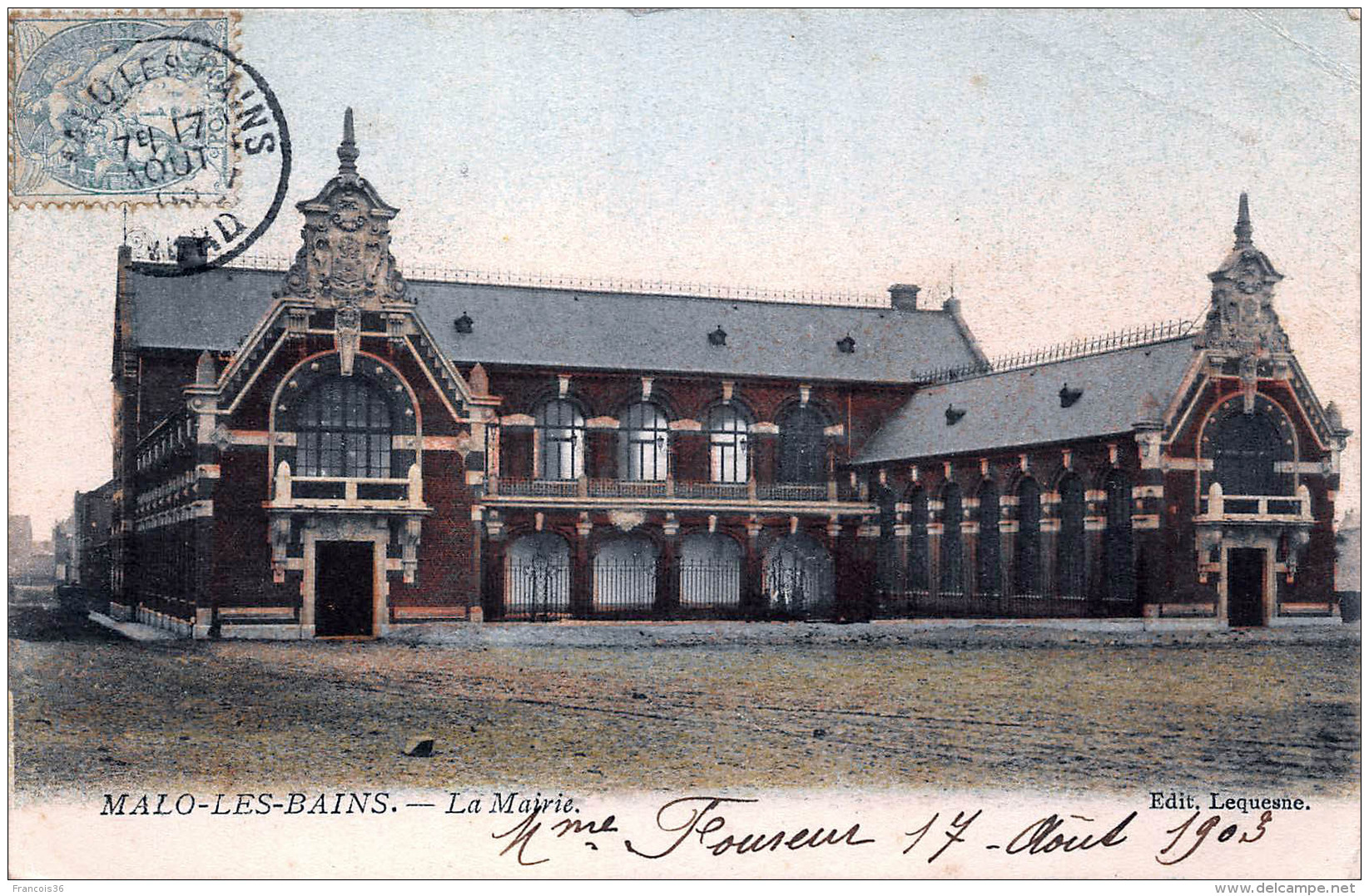 (59) Malo Les Bains - La Mairie 1903 - Malo Les Bains