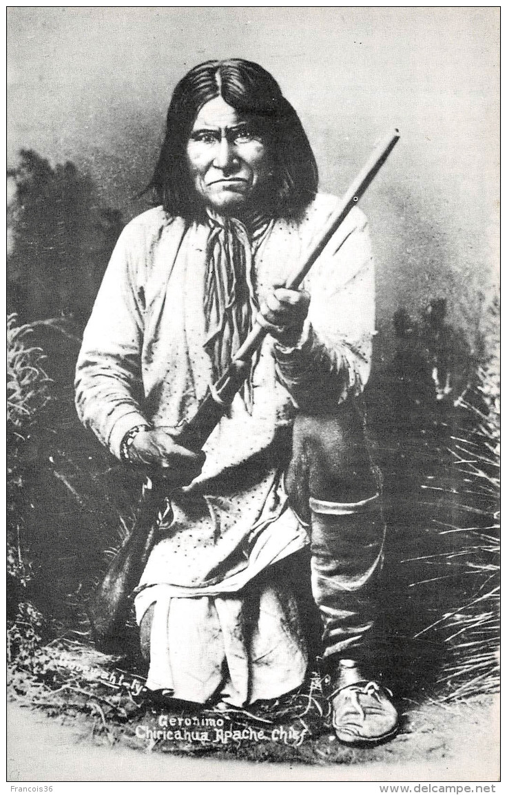 Geronimo - Famous Chiricahua Apache War Chief - Photo From Museum Of New Mexico Archives - Autres & Non Classés