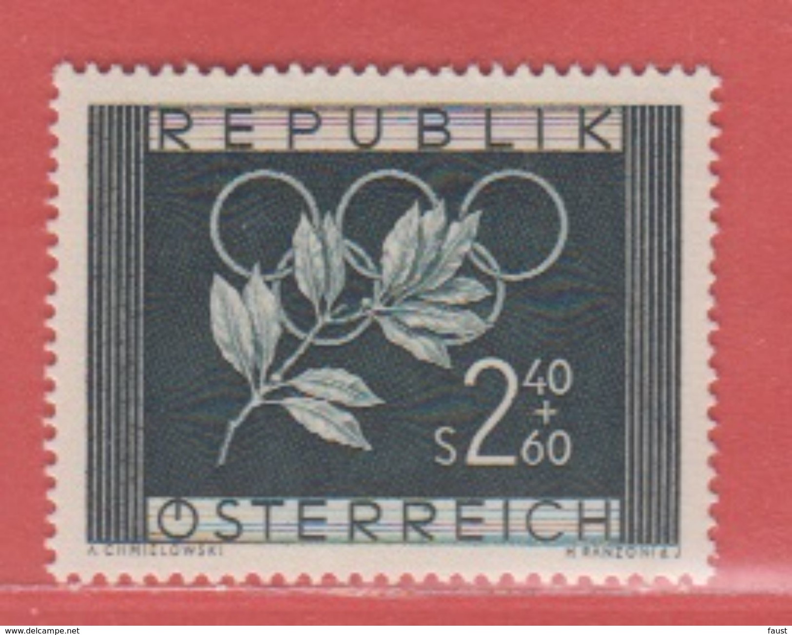 1952 ** (sans Charn., MNH, Postfrish)  Yv  809		Mi  969		ANK 985 - Ungebraucht