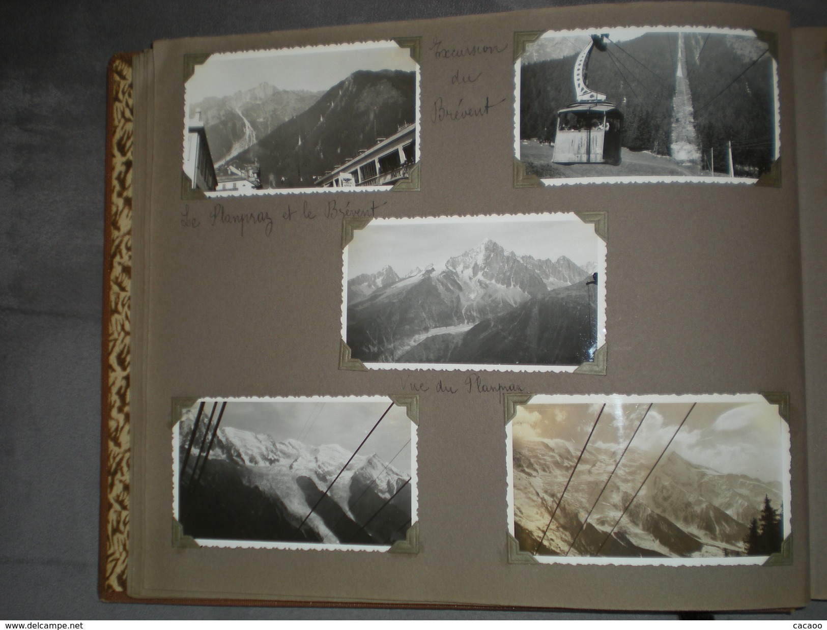 Ancien "ALBUM PHOTOS "Photos N&B  Amateur .Excursions Montagne + 200 Photos .Années 1934-36