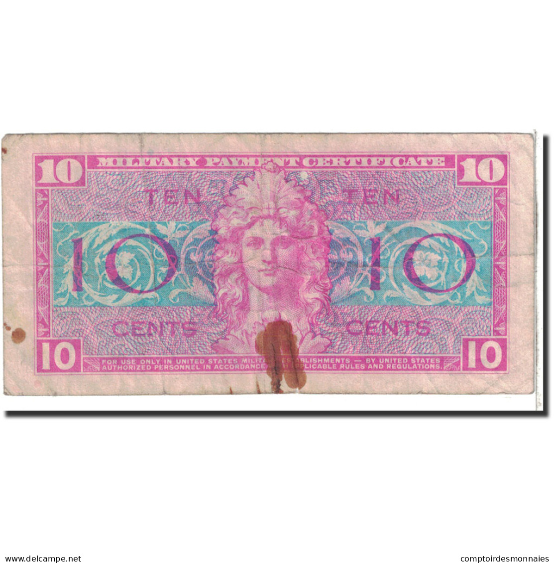 Billet, États-Unis, 10 Cents, 1954, Undated, KM:M30a, TB - 1954-1958 - Serie 521