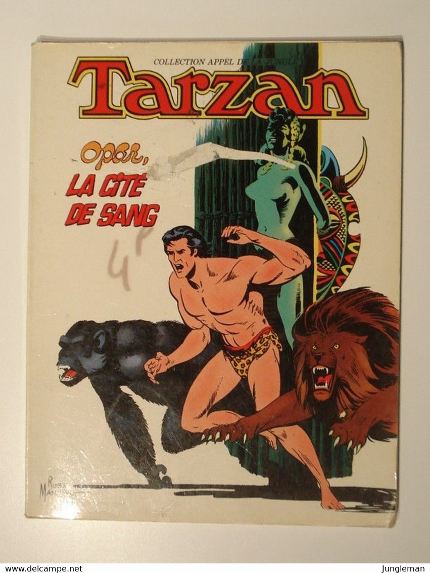 Tarzan - Opar, La Cité De Sang - Collection Appel De La Jungle - Sagédition - 1975 - Russ Manning - Tarzan