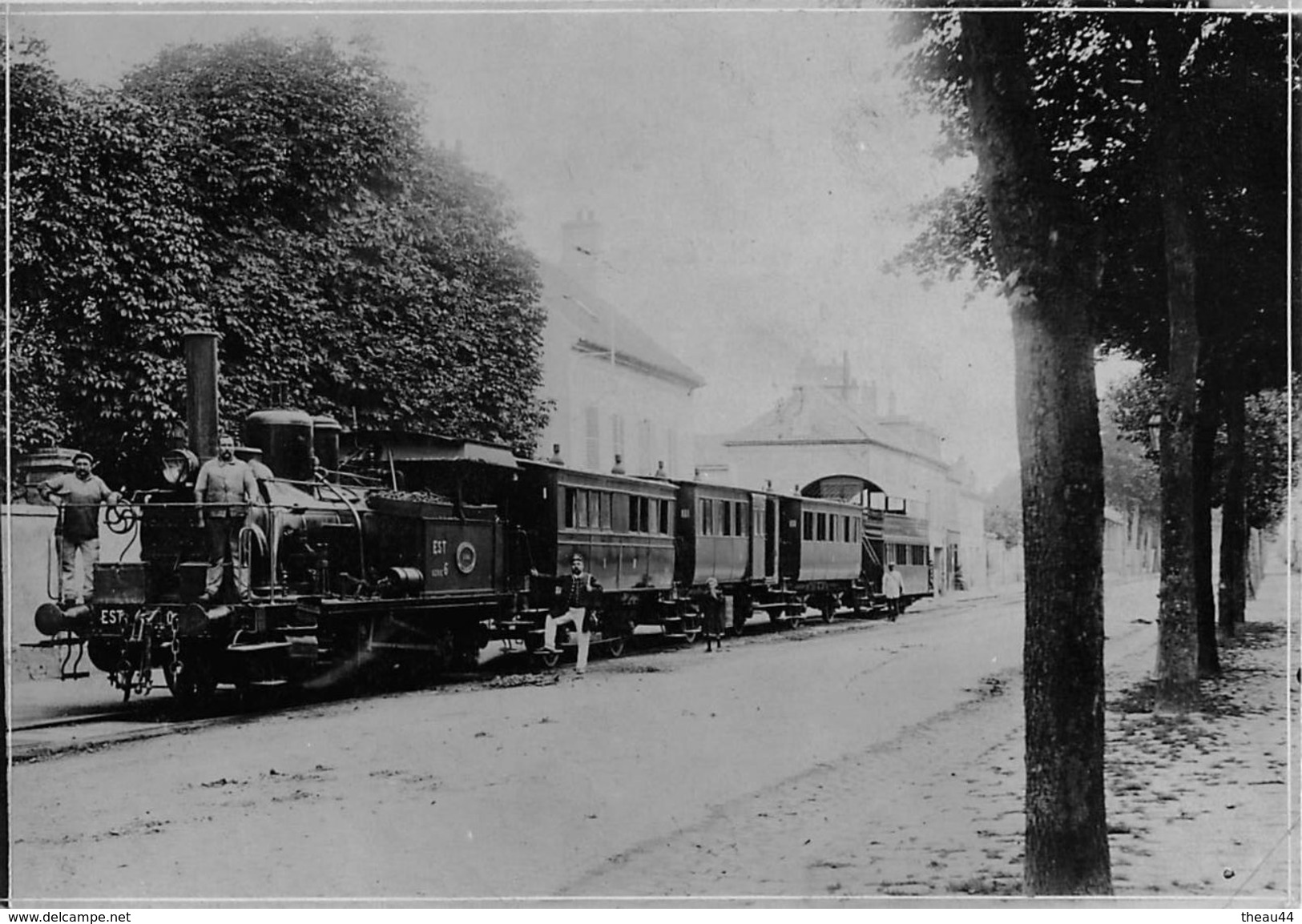 ¤¤   -  Cliché D'un Train En Gare Du Réseau " EST "  -  Chemin De Fer  - Voir Description -  ¤¤ - Trains