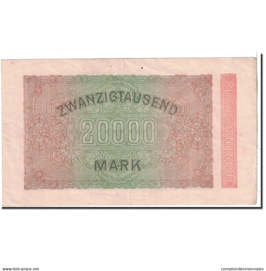 Billet, Allemagne, 20,000 Mark, 1923, 1923-02-20, KM:85b, TTB+ - 20.000 Mark