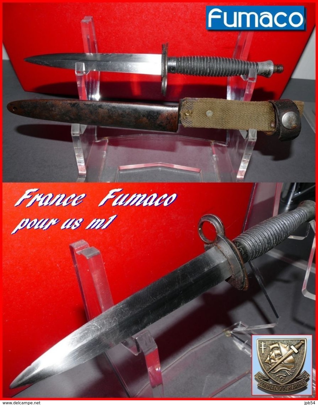 Baïonnette  FUMACO   Pour USM 1   Rare  Bon Etat  France - Armes Blanches