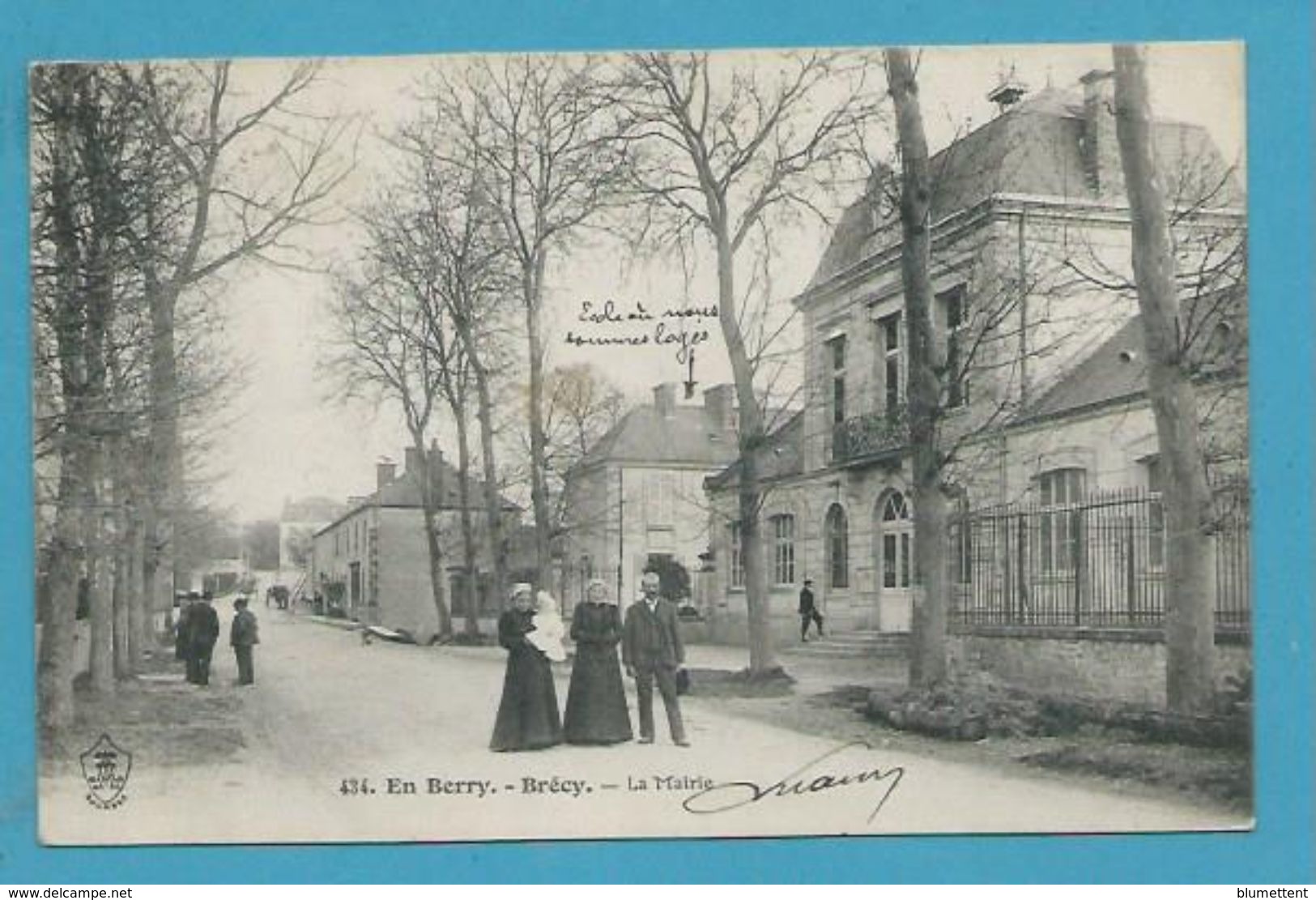 CPA 434 - EN BERRY La Mairie BRECY 18 - Autres & Non Classés