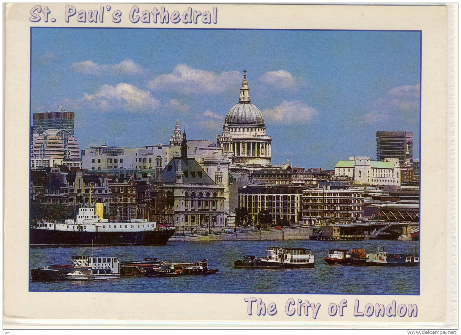 LONDON ST. PAUL's CATHEDRAL  LARGE FORMAT  NICE STAMP - St. Paul's Cathedral