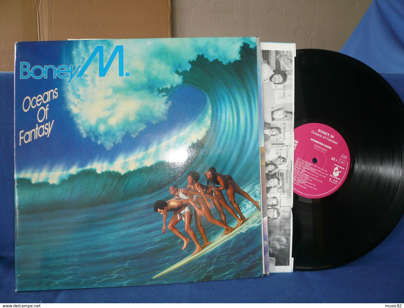 BONEY M 33t VINYLE OCEANS OF FANTASY - Disco, Pop