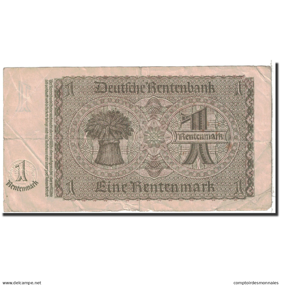 Billet, Allemagne, 1 Rentenmark, 1937, 1937-01-30, KM:173b, TB+ - 1 Rentenmark