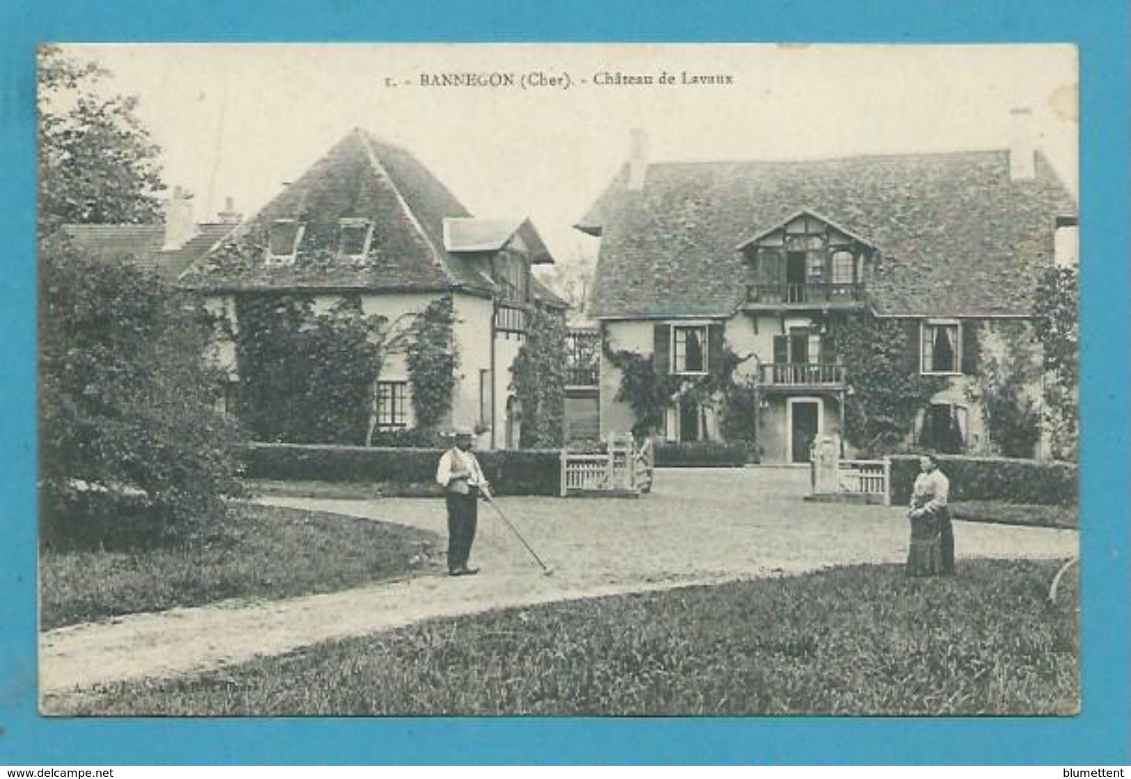 CPA 1 - Château De Lavaux BANNEGON 18 - Sonstige & Ohne Zuordnung