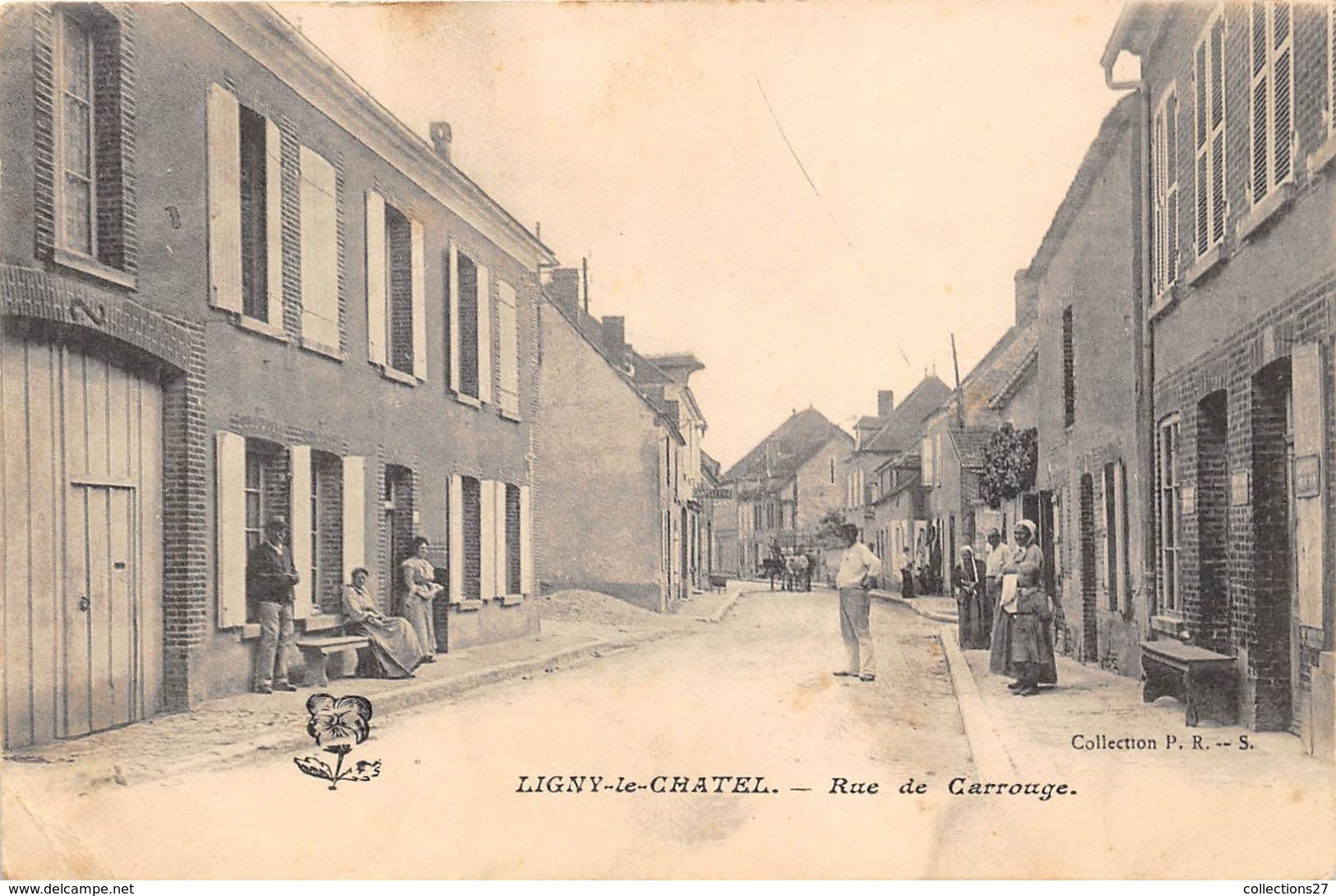 89-LIGNY-LE-CHATEL- RUE DE CARROUGE - Ligny Le Chatel