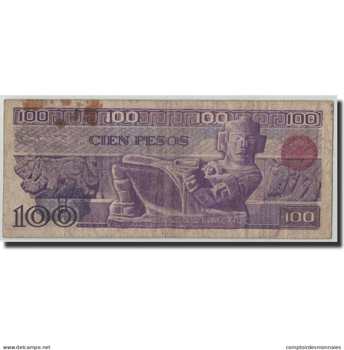 Billet, Mexique, 100 Pesos, 1979, 1979-05-17, KM:68b, B - México