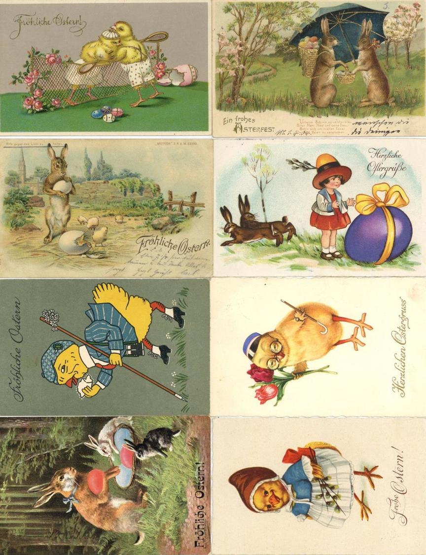 Ostern Partie Mit Circa 190 Ansichtskarten I-II Paques - Pâques