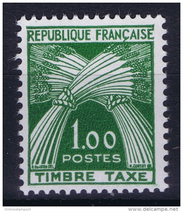France: Yv TAX  94 Postfrisch/neuf Sans Charniere /MNH/** 1961 - 1960-.... Mint/hinged