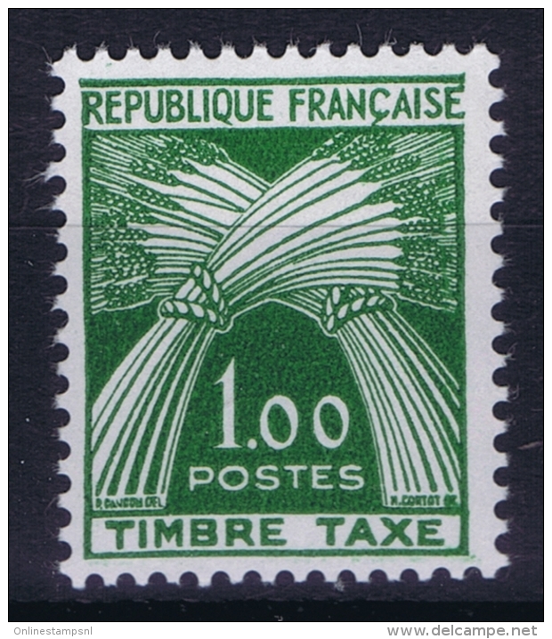 France: Yv TAX  94 Postfrisch/neuf Sans Charniere /MNH/** 1961 - 1960-.... Postfris