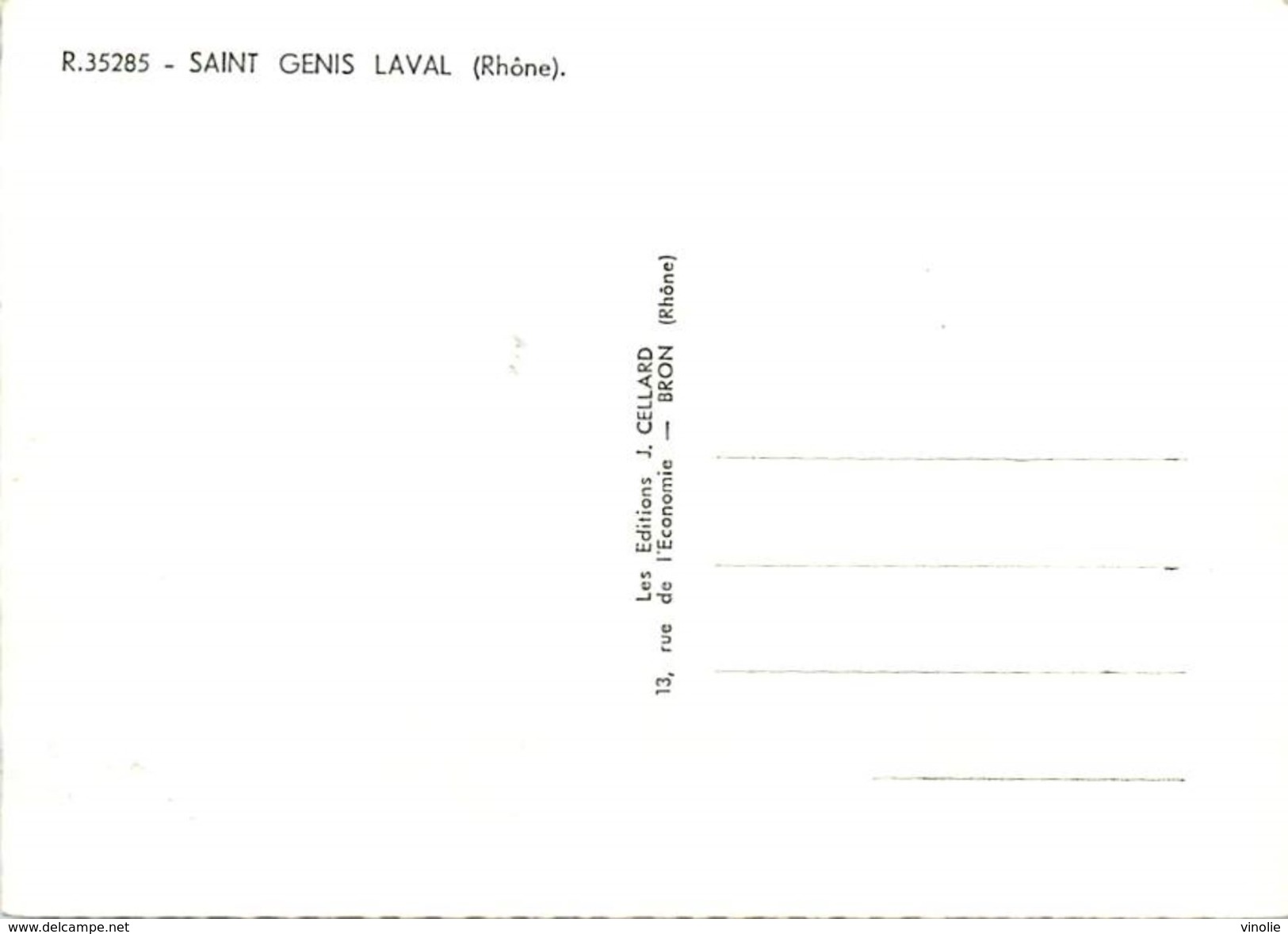 PIE 17-C-656 : SAINT GENIS LAVAL - Andere & Zonder Classificatie