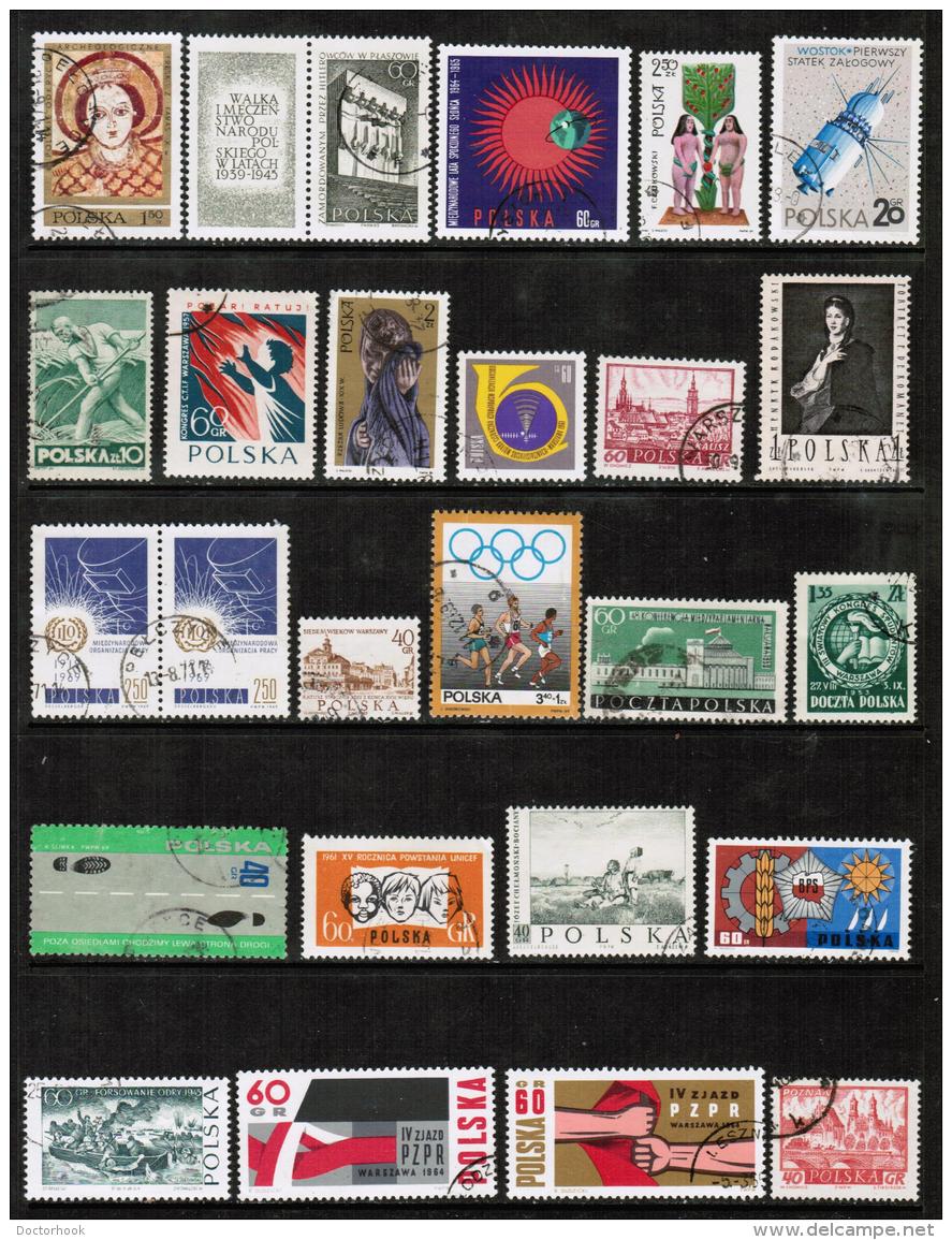 POLAND---Collection Of USED DL-410 - Collections (without Album)