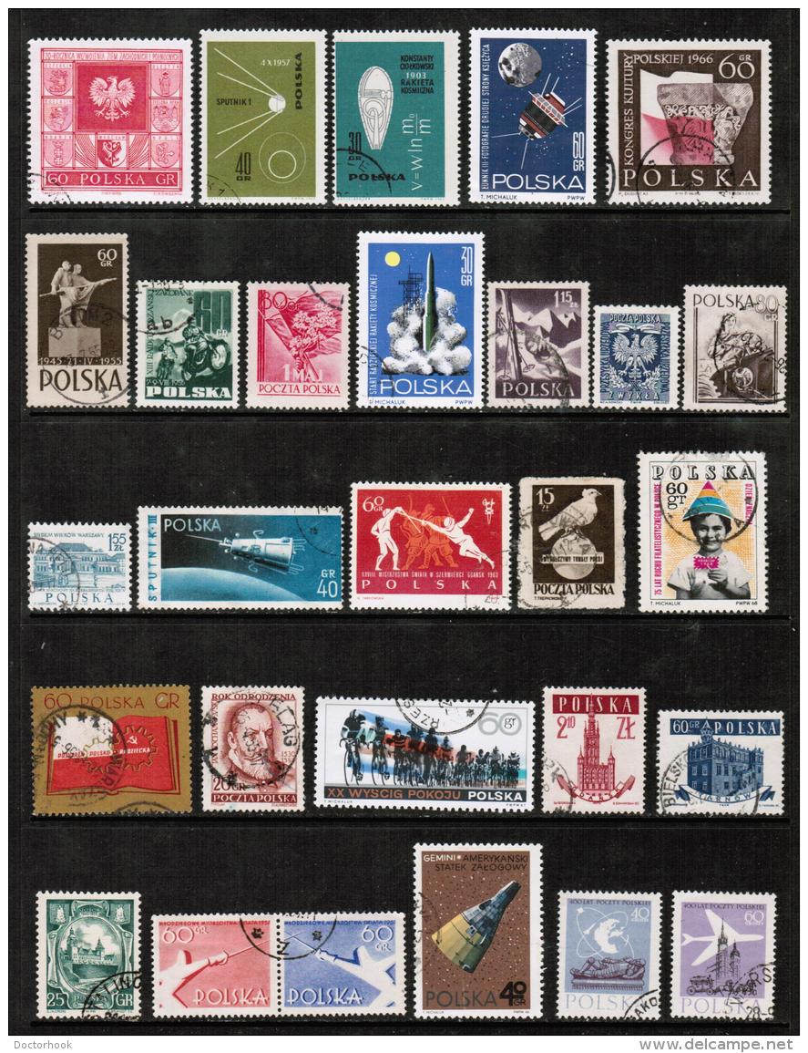 POLAND---Collection Of USED DL-412 - Collections (without Album)