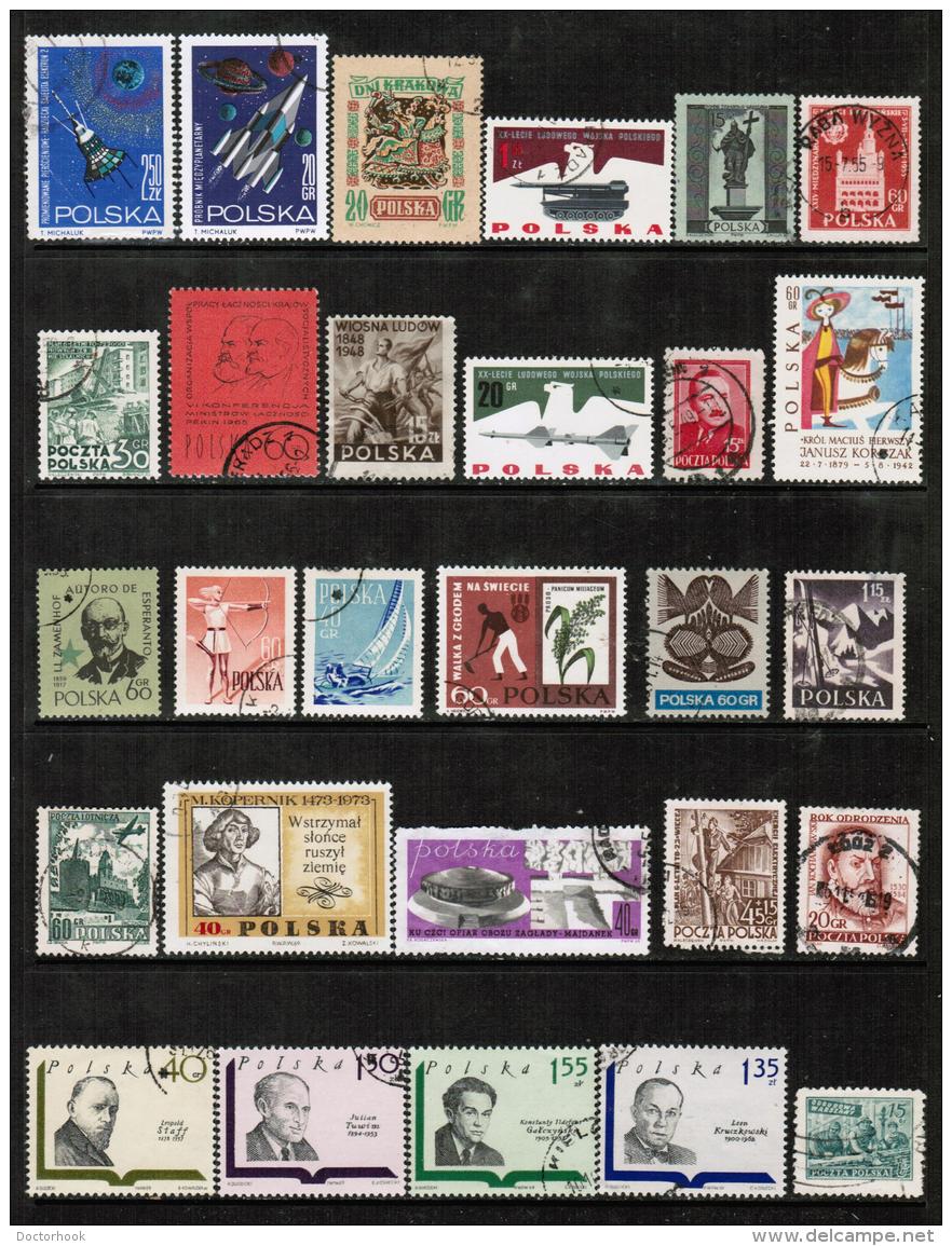 POLAND---Collection Of USED DL-413 - Collections (without Album)