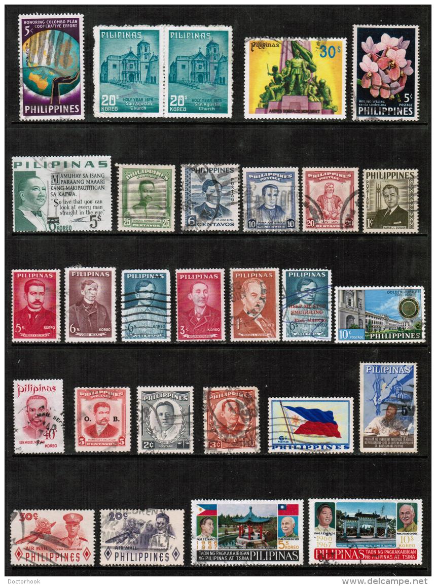 PHILIPPINES---Collection Of USED DL-415 - Collections (without Album)